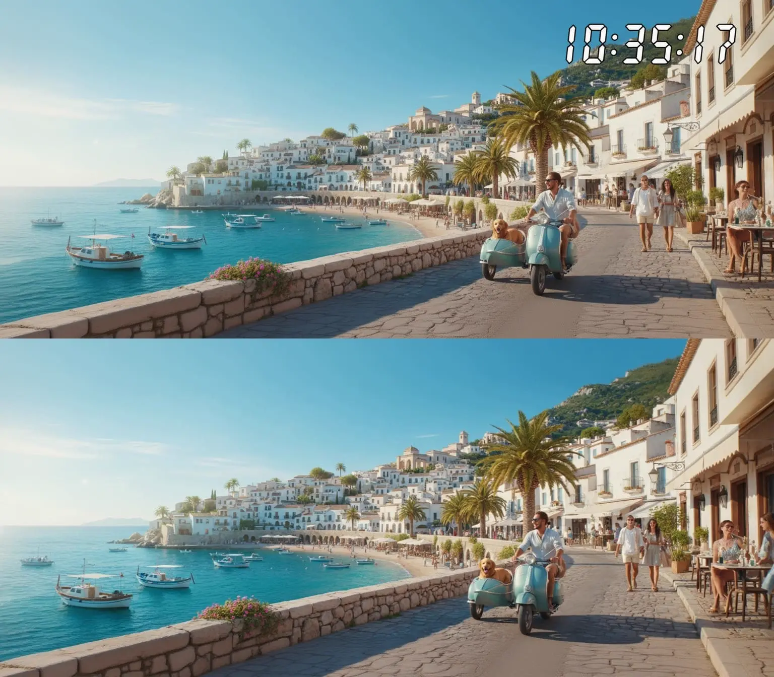 Handle text overlays and timestamps